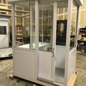 4 x 6 Guard Booth Sliding Door -white-Model#46GBALSD