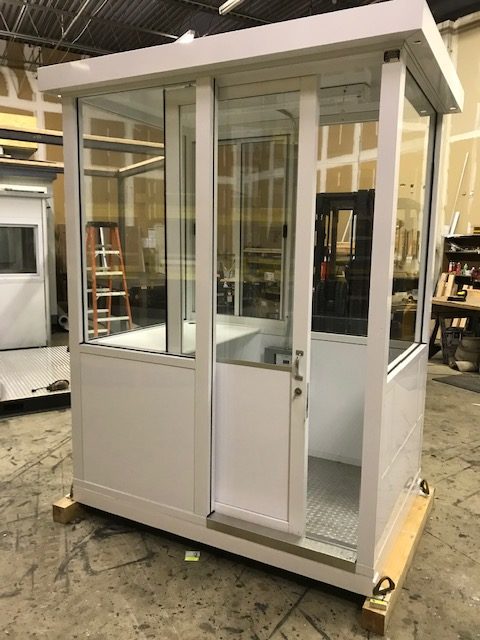 4 x 6 Guard Booth Sliding Door -white-Model#46GBALSD