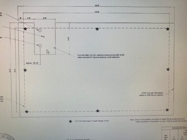 Foundation Design Anchoring Detail