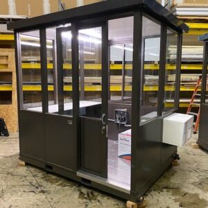 6 x 8 Guard Shack sliding door-Bronze